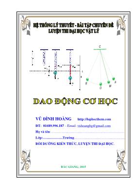 Tuyển tập công thức Vật lí lớp 12 - Vũ Đình Hoàng